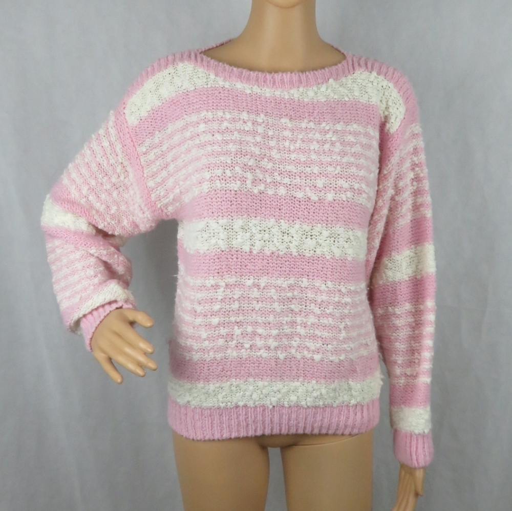 Fluffy Knit Sweater Cute Kawaii Grandma 90s 80s